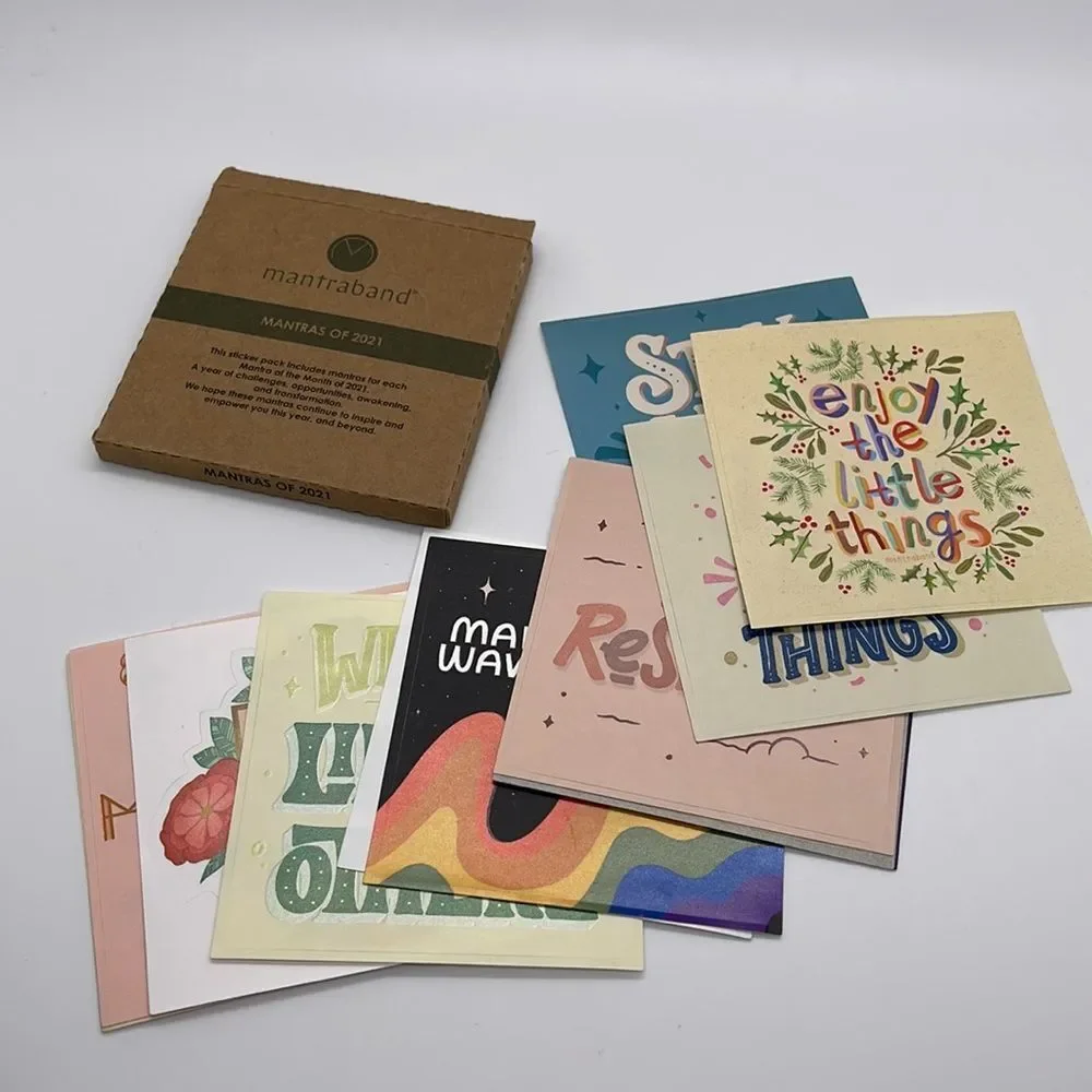 NWT MantraBand MANTRAS OF 2021 Sticker Pack